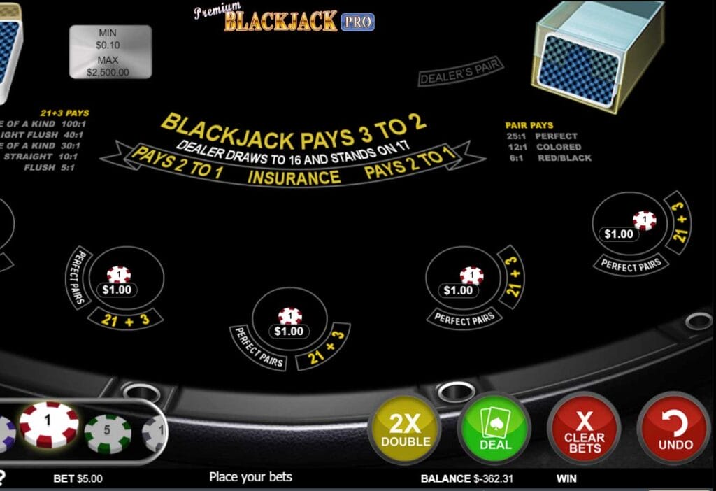 Tennis Premium Blackjack